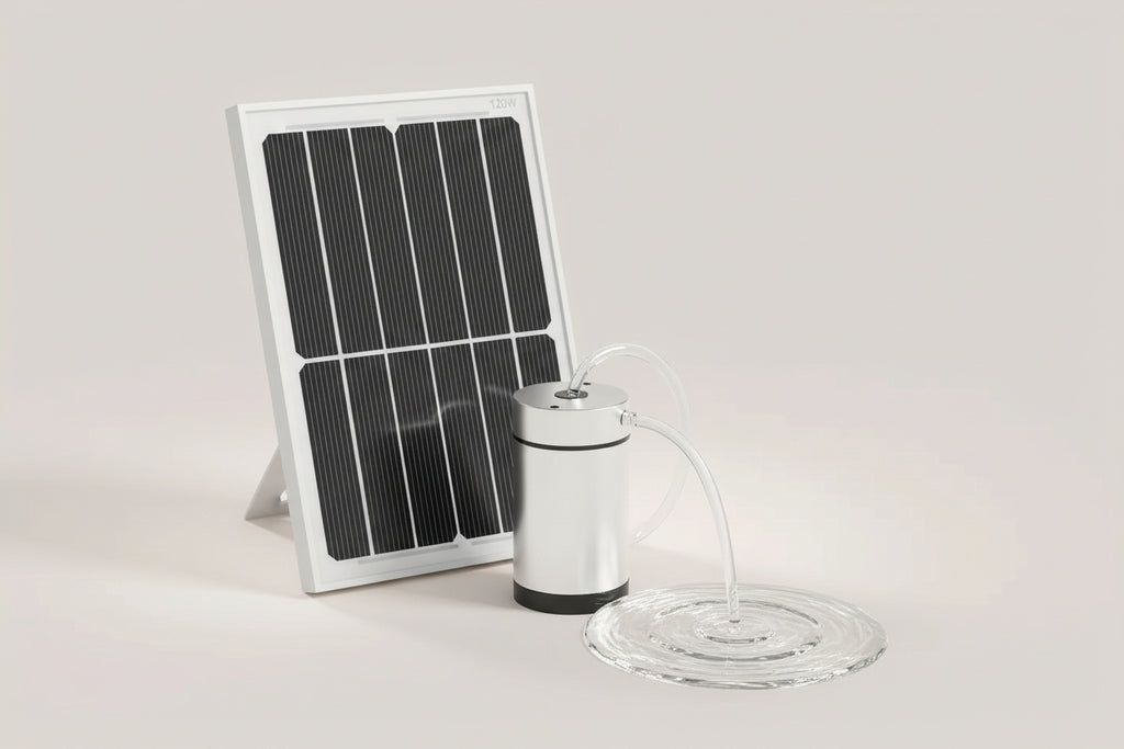 1. Titre du produit                                   
Pompe à Eau Solaire pour Irrigation Agricole 120W – Kit Complet