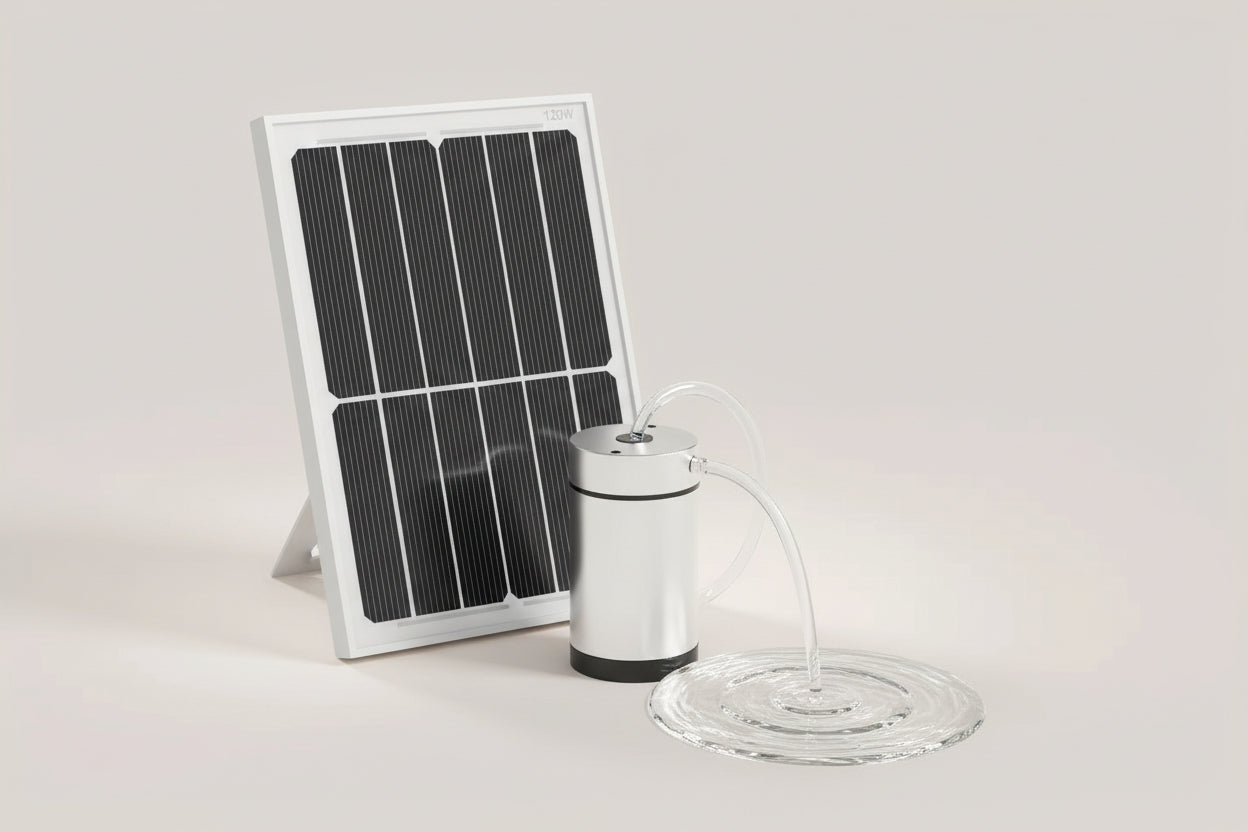 1. Titre du produit                                   
Pompe à Eau Solaire pour Irrigation Agricole 120W – Kit Complet